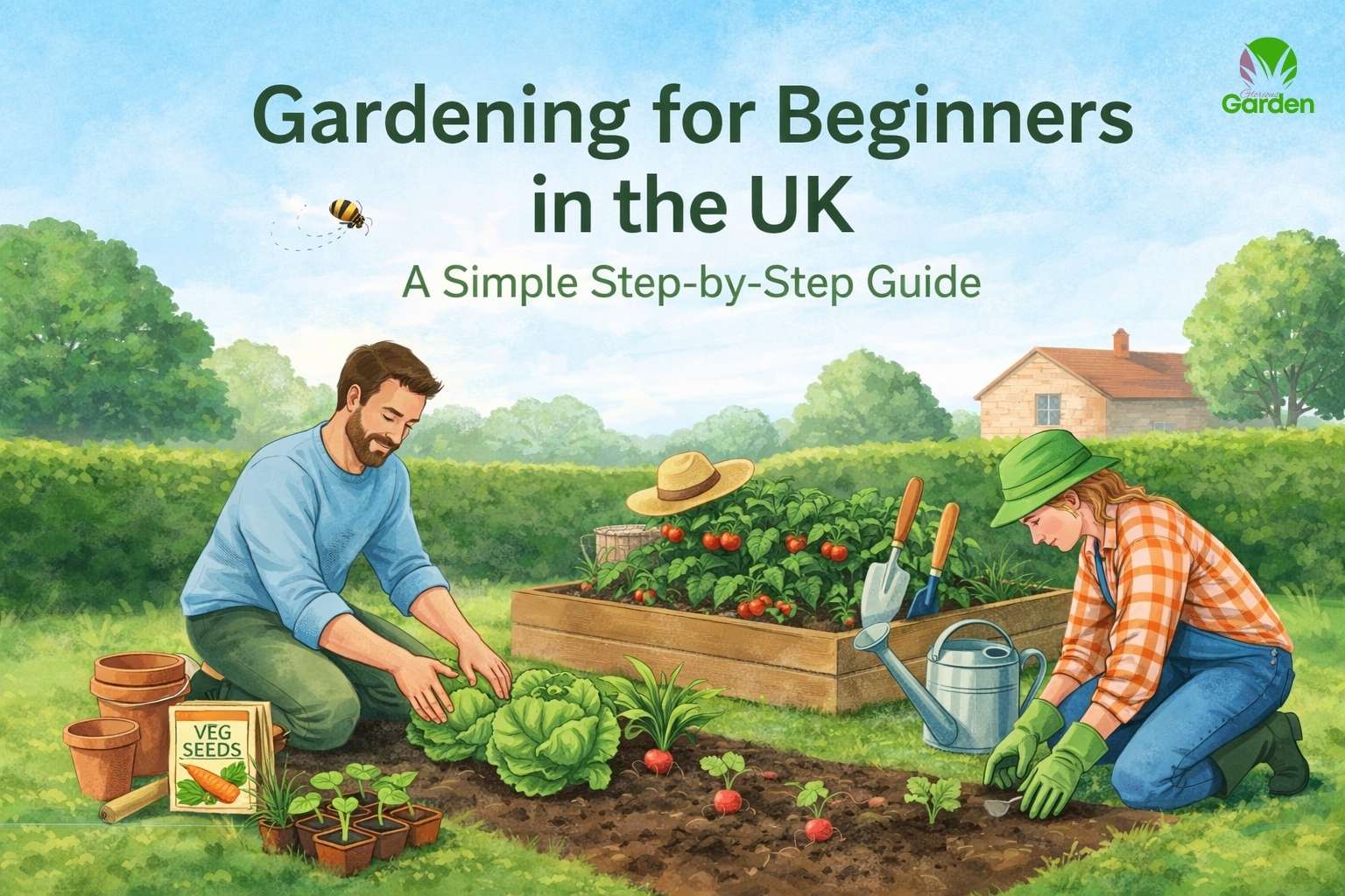 Gardening for beginners in the UK starting a home garden