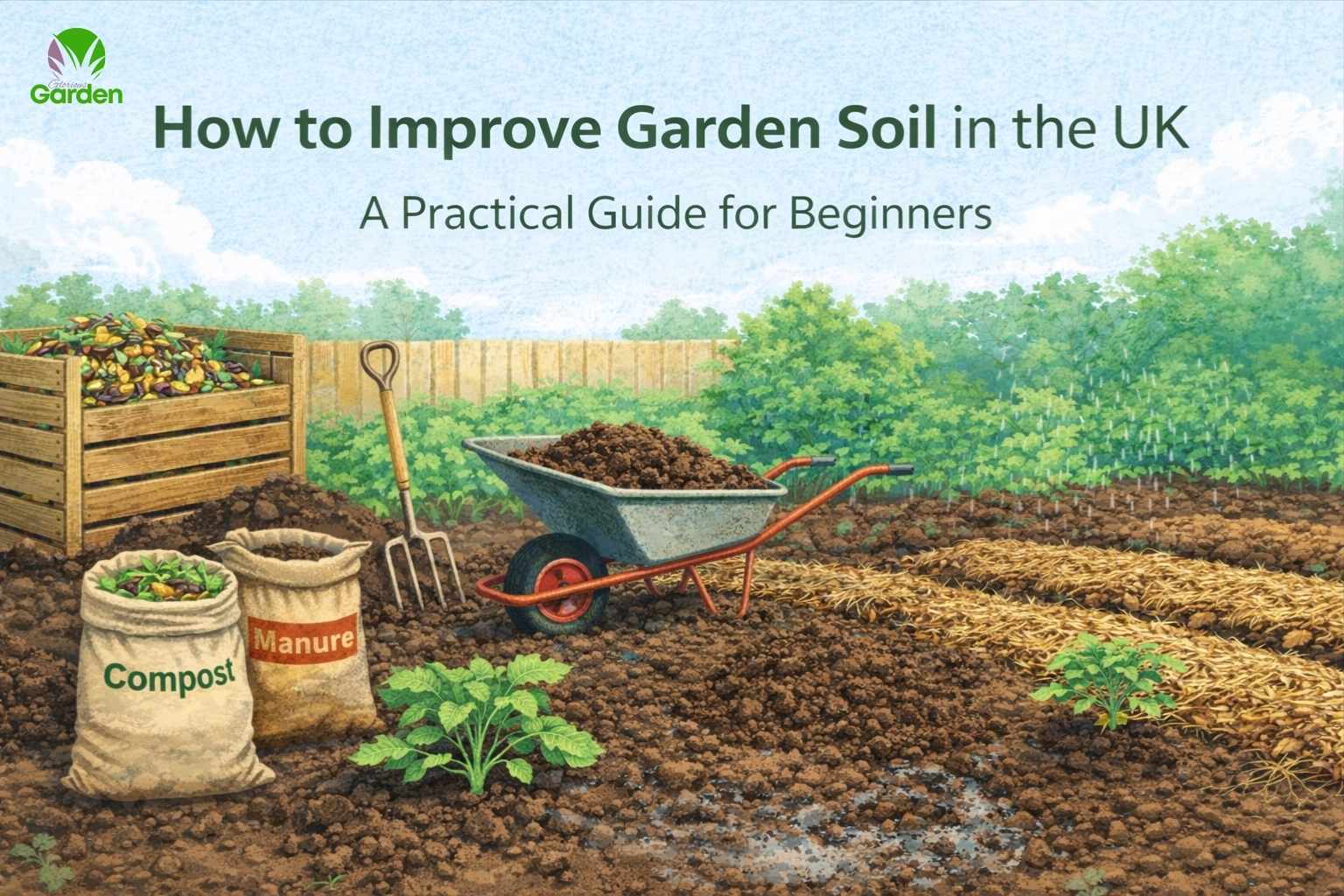 How to improve garden soil in the UK using compost, mulch and organic matter