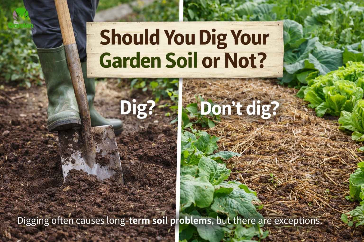 should you dig your garden soil in a UK garden