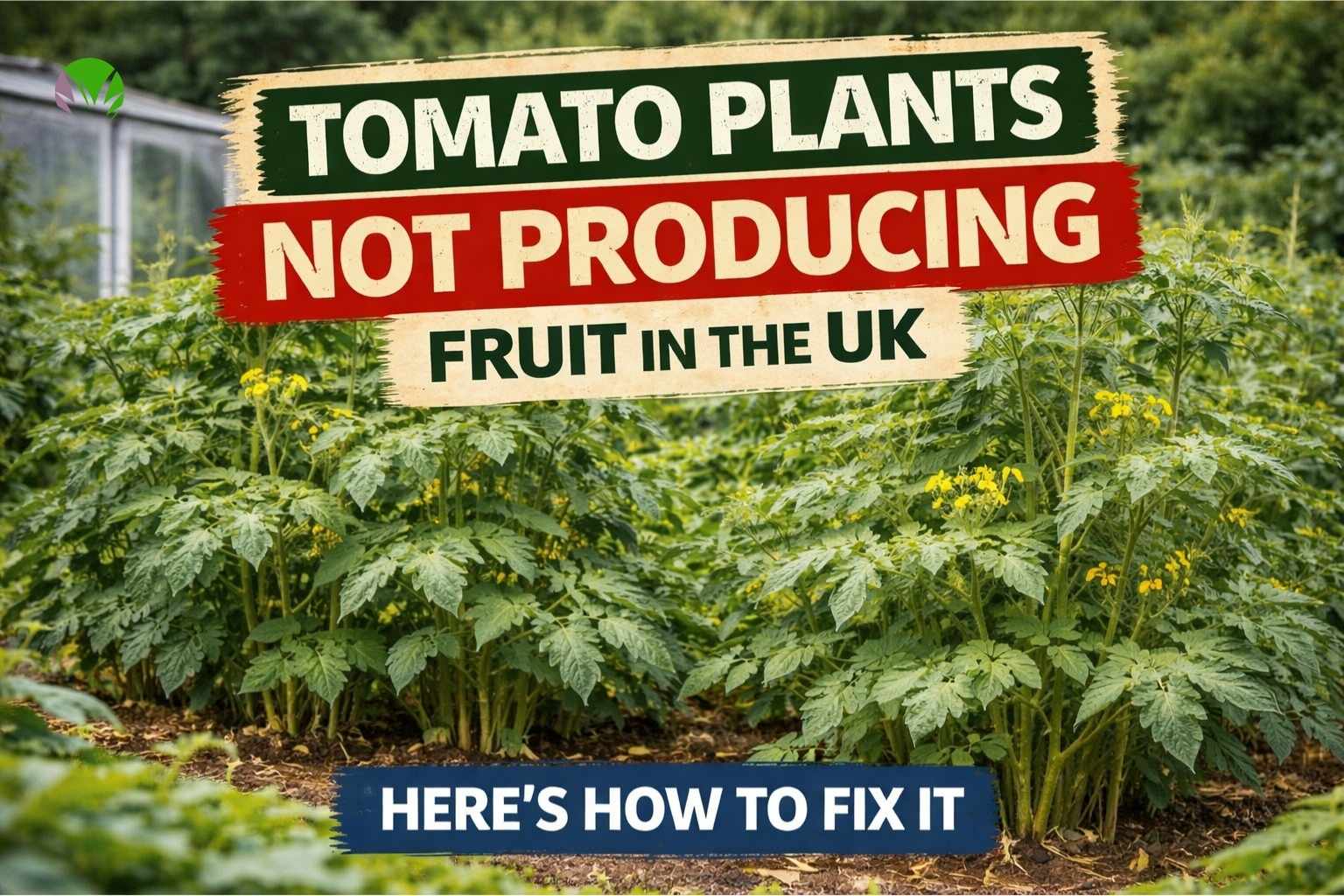 Tomato plants growing but not producing fruit in a UK garden